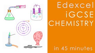 All of Edexcel iGCSE Chemistry in 45 mins  GCSE Science Revision [upl. by Ellerihs]