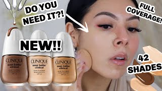 NEW CLINIQUE Serum Foundation Broad Spectrum SPF 25  WEAR TEST amp REVIEW WORTH THE BUY OR NAW [upl. by Corella]