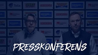 Presskonferens efter Leksands IF  Timrå IK [upl. by Anelrahc]