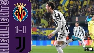 Villarreal vs Juventus Extended Highlights  Round of 16 LEG 1 2022 [upl. by Ailad]