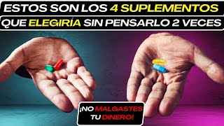 Los 4 SUPLEMENTOS CLAVES que te garantizarán una buena salud [upl. by Euqinommod]