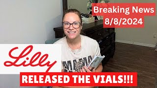 🛑BREAKING NEWS 882024🛑 LILLY RELEASES THE VIALS ZEPBOUND FOR WEIGHT LOSS [upl. by Mariano]