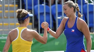 Petra Kvitova vs Elina Svitolina 2016 Rio Olympics QF Highlights [upl. by Suckow356]