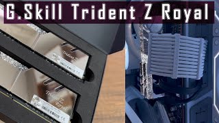 GSkill Trident Z Royal Series 32GB DDR4 4000 Ram Unboxing [upl. by Jeni]