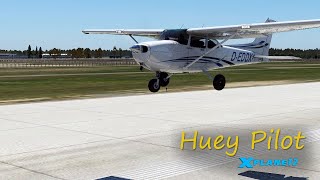 Cessna 172 Digital lands in Pierre Trudeau Montreal Intern CYUL [upl. by Leen303]