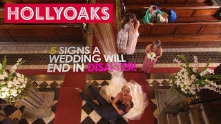 Hollyoaks 5 Signs A Wedding Day Will End In Disaster [upl. by Inaflahk]