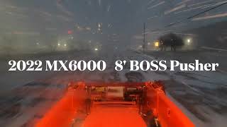 Kubota MX6000 Pushing Snow [upl. by Bresee]