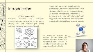 MTARS 16 Estudio del intercambio de amonio por zeolita natural Clinoptilolita [upl. by Alcot528]