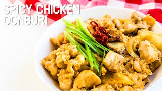 Spicy Chicken Donburi [upl. by Hetti26]