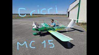 Air to air Acrobatic test FPITI Cricri MC15 Essais Voltige F PITI [upl. by Enitnelav]