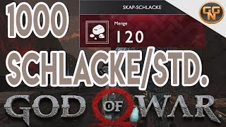 God of War Guide 1000 Skap SchlackeStunde Farm Glitch [upl. by Sajovich]