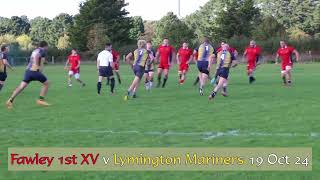 Fawley 1st XV v Lymington Mariners 191024 Clip 7 [upl. by Gnah]