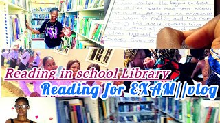 STUDY VLOG productive 8 hrs STUDY WITH ME FOR EXAM PREP at the SCHOOL LIBRARY Nigeria youtuber [upl. by Grant]