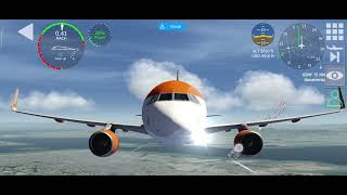 KSFO  KSMF335 NM Full Flight  EasyJet A320  Aerofly FS Global [upl. by Utley]