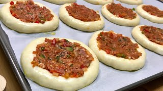 Vous allez adorer les mini pizza 🍕avec cette recette spéciale🔝‼️ facile et prête en 60min ⏱ [upl. by Mosra]