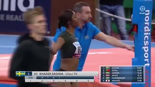 Khaddi Sagnia  Folksam Indoor GP Stockholm 2019 Long Jump [upl. by Bennet]