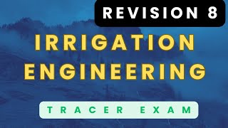 IRRIGATION ENGTRACER EXAMREVISION 8civiloverseer kpsccivil irrigation kpsccivil [upl. by Asilla]