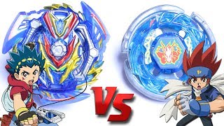 SLASH VALKYRIE vs STORM PEGASUS  VALT vs GINGKA  Beyblade Burst GT ベイブレードバーストガチンコ [upl. by Aivuy]