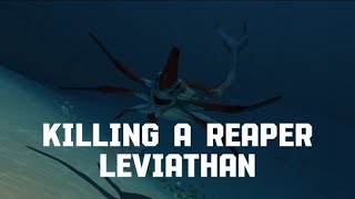 Scariest leviathan moment killed Leviathan Subnautica [upl. by Gaddi418]