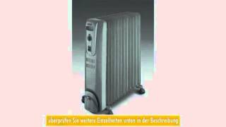 DeLonghi KH771225 Radiator 12 Heizrippen 2500 Watt [upl. by Ahseram]