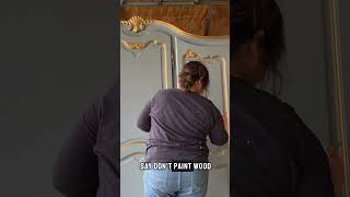 Painting a Vintage French Armoire [upl. by Yasnil]