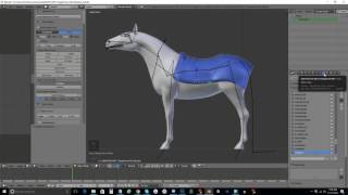 Rigging Mesh for Teegle Horse in Second Life [upl. by Thorma]