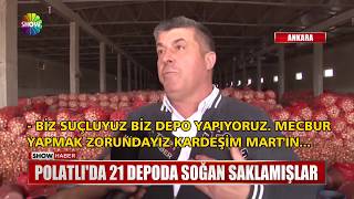 Polatlıda 21 depoda soğan saklamışlar [upl. by Naasar]