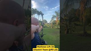 Mathews Lift 33 smacking foam at 90 yards [upl. by Annaili]