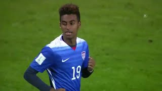 Gedion Zelalem vs New Zealand 2015 U20 World Cup [upl. by Egnalos]