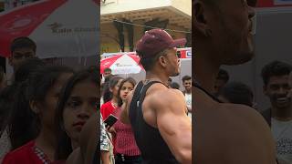 Crazy girls reaction on shirtless bodybuilder 😱😂 girlsrecation publicrecation bodybuilding [upl. by Eirovi]