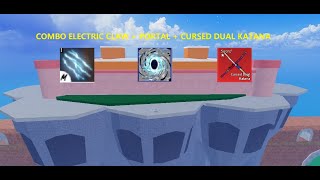 Combo Electric Claw  Portal  Cursed Dual Katana  Bounty Hunting  Blox Fruit [upl. by Lambrecht]