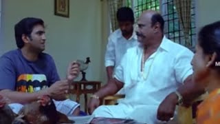 Santhanam Comedy Scene With Wifes Father  quotMandhira Punnagaiquot Tamil Movie Scene [upl. by Agnizn]