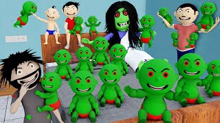 Pagal Bittu Sittu Aur Chudail Wala Cartoon  Bhoot Wala Cartoon  Bhoot Cartoon  Cartoon Videos [upl. by Kirkwood421]