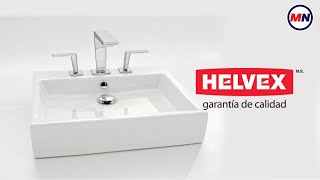 Helvex Lavabo Lucerna 3 Perforaciones [upl. by Adirf531]