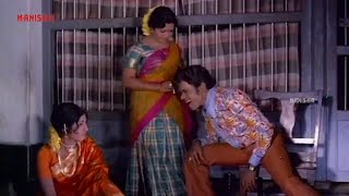 Raja Babu Rama Prabha Vanisri Ultimate Pellichupulu Comedy Scene From Jeevana Jyothi Movie [upl. by Hoxie273]