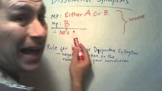 Logic Disjunctive Syllogism Basic Rules [upl. by Anniroc]