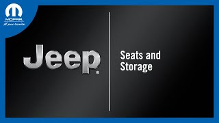 Seats and Storage  How To  2024 Jeep Gladiator [upl. by Annor33]