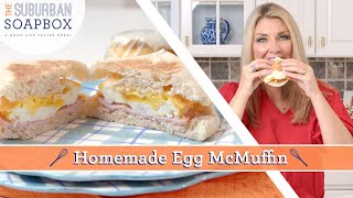 Homemade Egg McMuffin  Easy Freezer Grab and Go Breakfast Sandwiches [upl. by Nnylecoj]