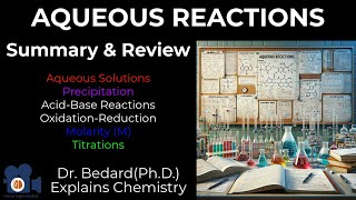 Aqueous Reactions  Summary amp Review  Explained by a PhD Chemist chemistry science education [upl. by Anahsohs141]