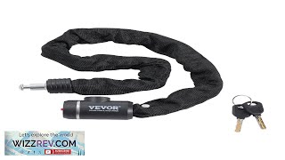 VEVOR Bike Chain Lock 279 Ft Combination Bicycle Chain Lock with 2 Review [upl. by Dric]