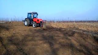 spychanie ziemi równanie pod sadzenie same deutz fahr dorado s75 sadownictwo [upl. by Guerin]