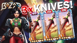 TRIPLE Throwing Knives Vanessa  The Bazaar [upl. by Gore]