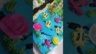 3kg square design cake song video [upl. by Herwick329]