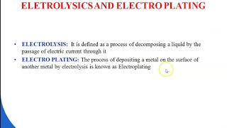 5TH SEMESTER UTILIZATION OF ELECTRICAL ENERGY amp TRACTION ELECTROLYTIC PROCESS PART1 [upl. by Campbell]