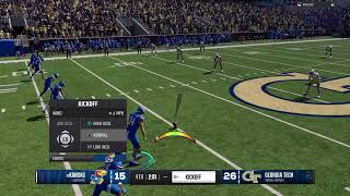 AllAmerican game 6 NCAA25 CFP vs Georgia Tech [upl. by Eerahc]