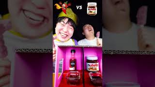 Spice Sauce vs Nutella Chocolate  TikTok Funny Video  HUBA Shorts [upl. by Eninnaej]