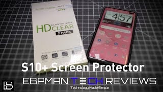 Samsung Galaxy S10  Elastic Skin Screen Protector from amFilm [upl. by Dira]