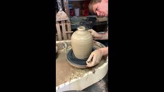 Turning a whiskey jug [upl. by Nivle]