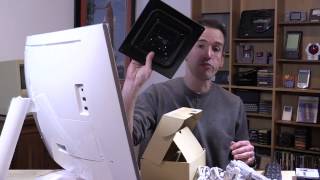 Unboxing Samsung CF791 34Inch Curved Widescreen Monitor [upl. by Eddi419]