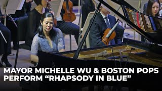 Mayor Michelle Wu and the Boston Pops Perform quotRhapsody in Bluequot at Symphony Hall  Full Performance [upl. by Palladin364]